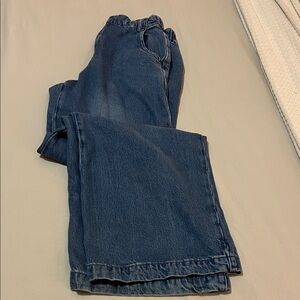 Young Fabulous & Broke Blue Wide Leg Jeans